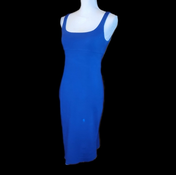 DVF  Bodycon Midi dress Indigo - Picture 1 of 15